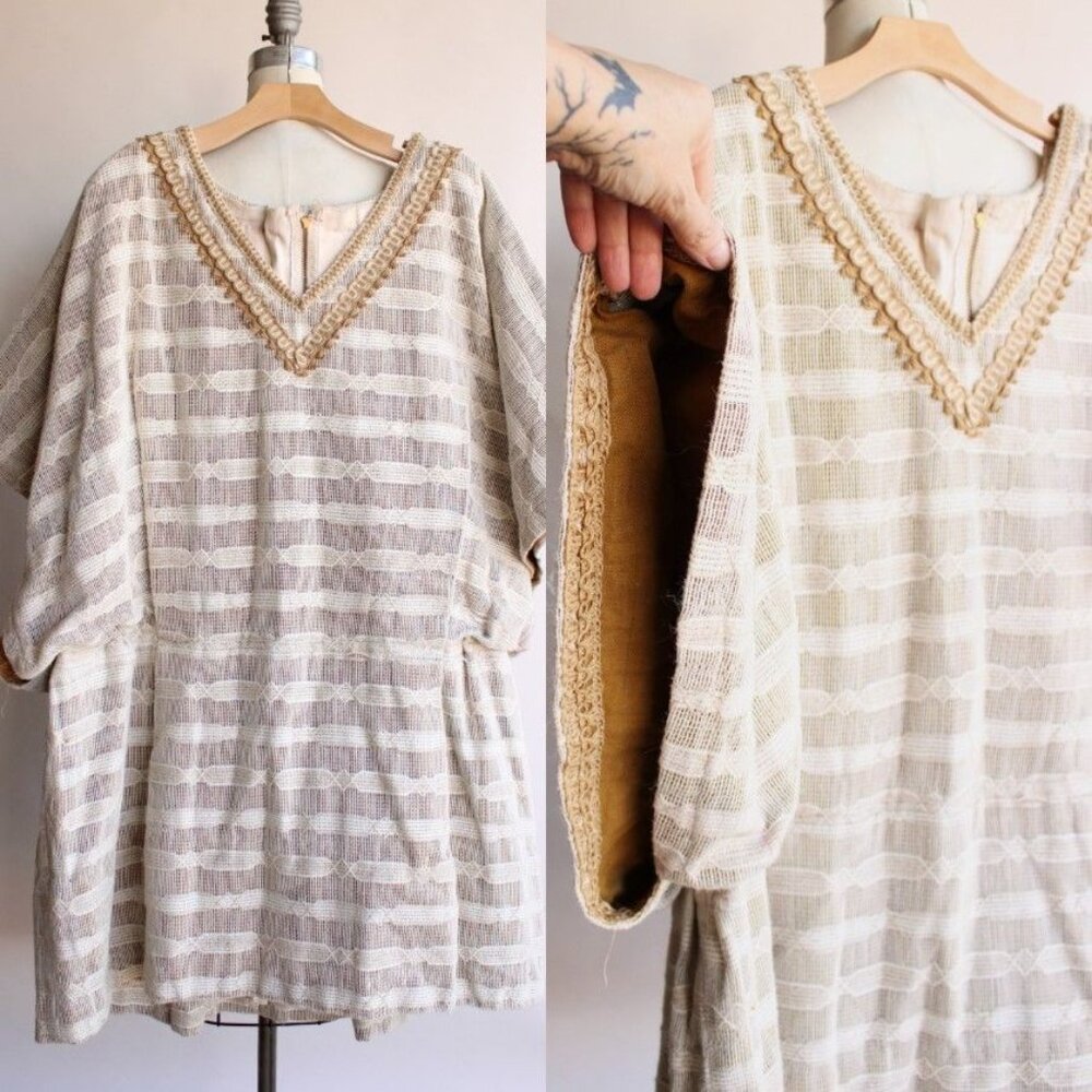 Vintage Mans Roman Style Costume Tunic, Worn by Richard Keil, Movie Wardrobe